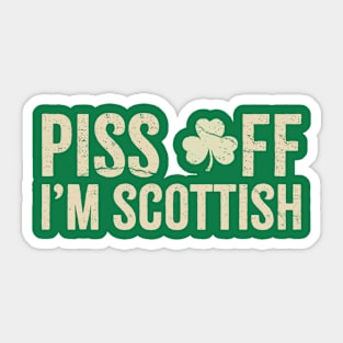 i'm scottish Sticker